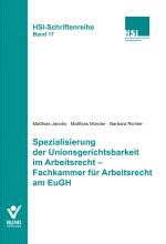 Spezialisierung der Unionsgerichtsbarkeit im Arbeitsrecht